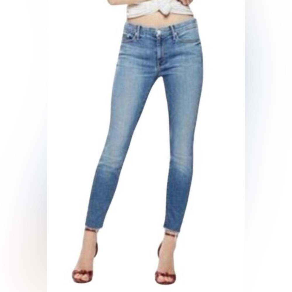 Mother high waisted looker ankle fray size 29